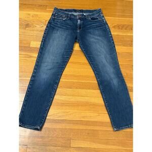 Lucky Brand Handcrafted Ankle Jeans – Women’s Size 12/31 Medium Wash